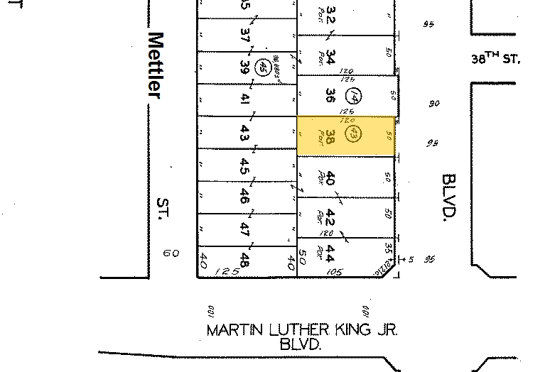 3805 Avalon Blvd, Los Angeles, CA for lease - Plat Map - Image 3 of 15