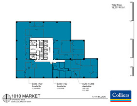 1010 Market St, Saint Louis, MO for lease Floor Plan- Image 1 of 1