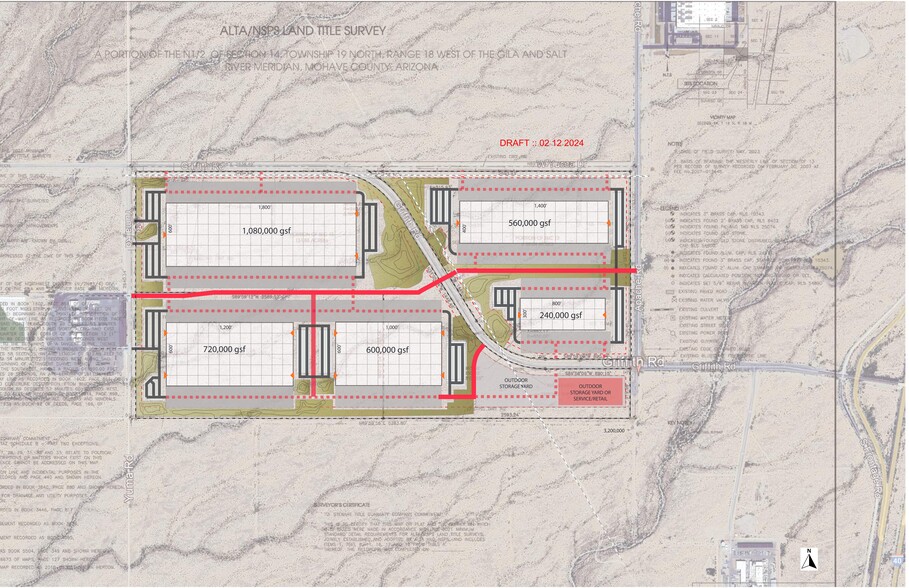 Griffith Rd and Yuma Rd, Golden Valley, AZ for lease - Site Plan - Image 1 of 1