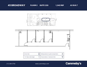 45 Broadway, New York, NY for lease Floor Plan- Image 1 of 1