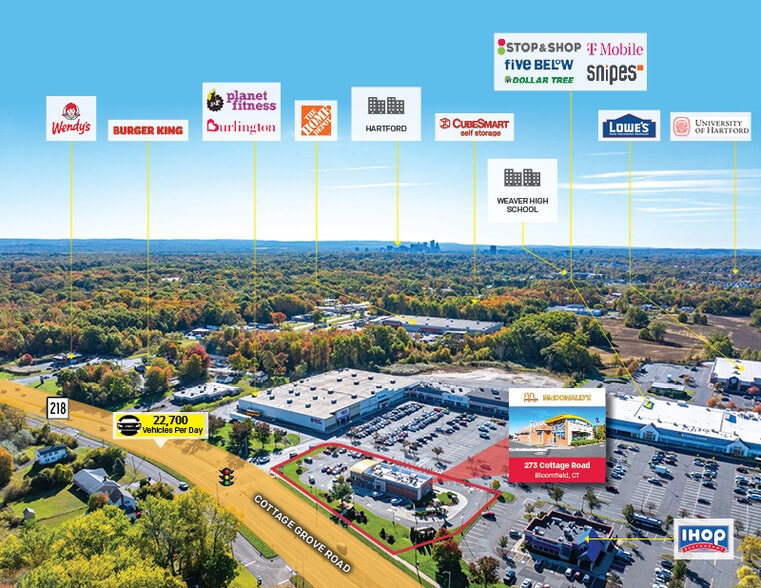 273 Cottage Grove Rd, Bloomfield, CT for sale - Building Photo - Image 2 of 6