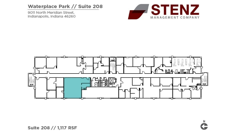 9011 N Meridian St, Indianapolis, IN for lease Site Plan- Image 1 of 1