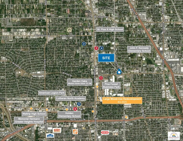 4411 Yale St, Houston, TX for sale - Site Plan - Image 2 of 2