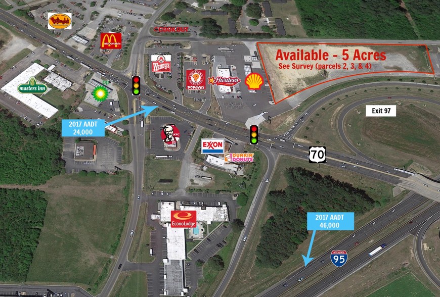 433 US Hwy 70 E, Selma, NC for sale - Aerial - Image 3 of 4