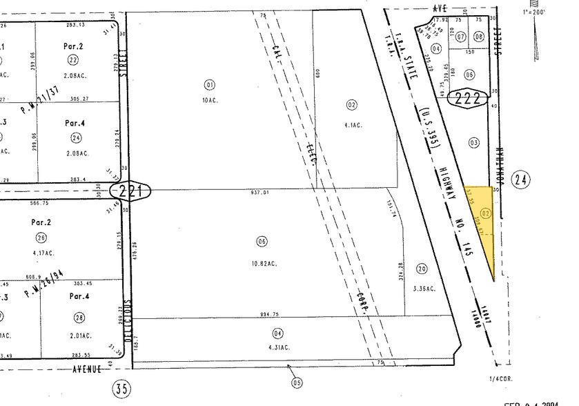 17770 Jonathan St, Adelanto, CA for sale - Plat Map - Image 3 of 3