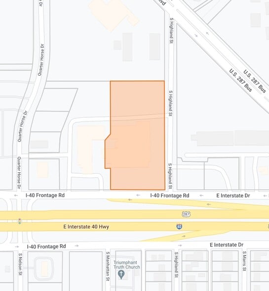 2915 E Interstate 40, Amarillo, TX for sale - Plat Map - Image 3 of 3