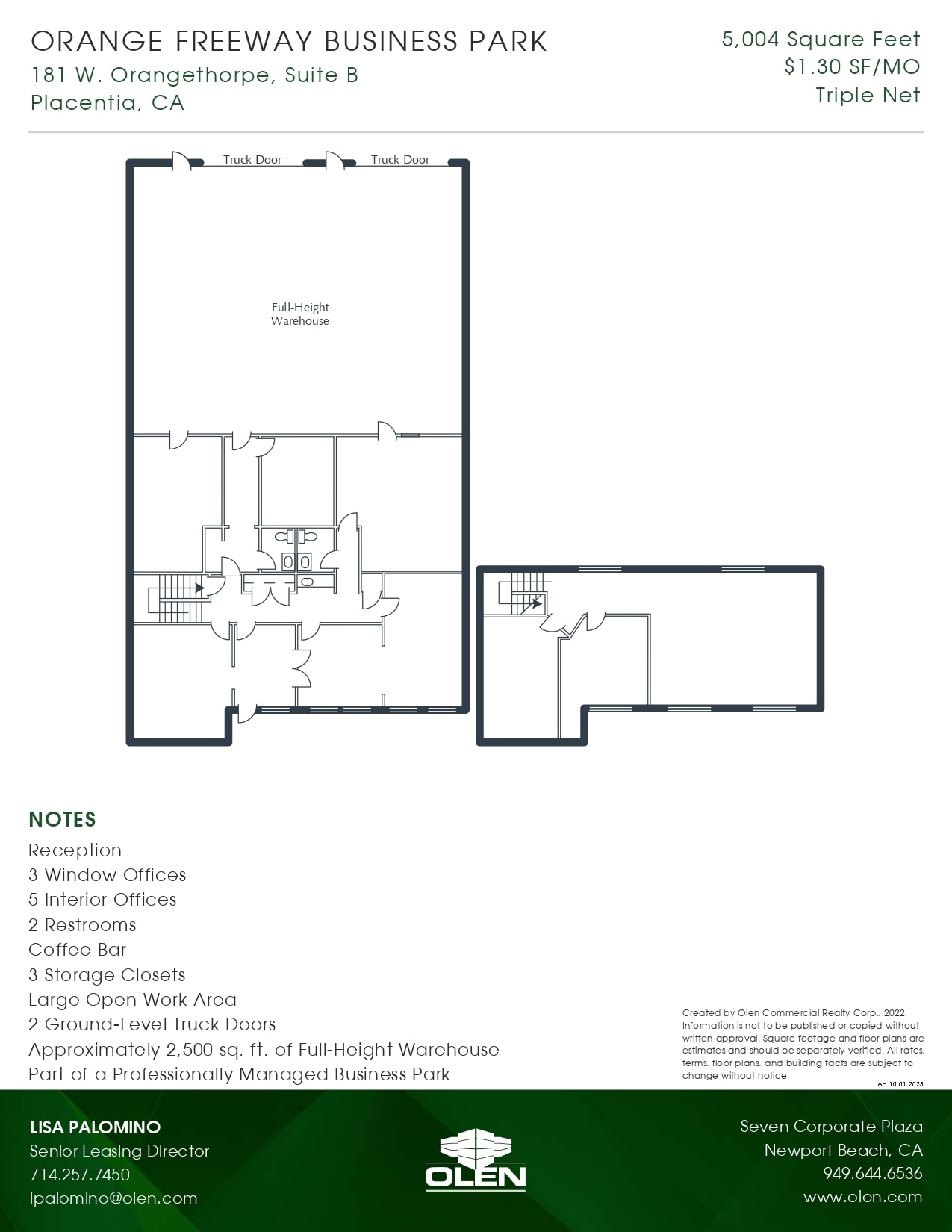 181 W Orangethorpe Ave, Placentia, CA for lease Floor Plan- Image 1 of 1