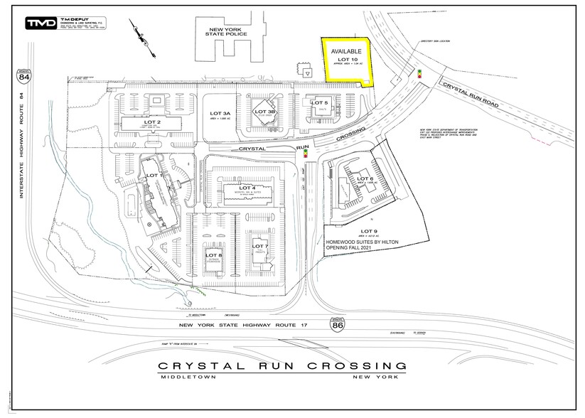 Crystal Run Crossing, Middletown, NY for lease - Site Plan - Image 3 of 3