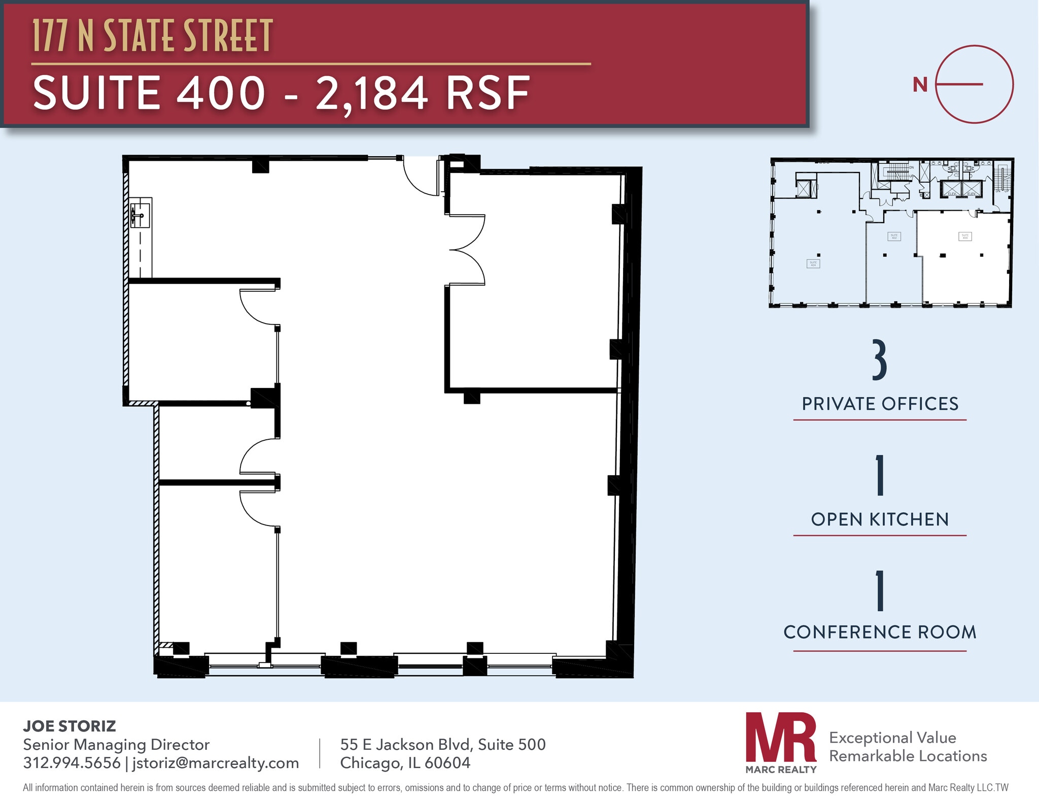 177-191 N State St, Chicago, IL for lease Floor Plan- Image 1 of 1