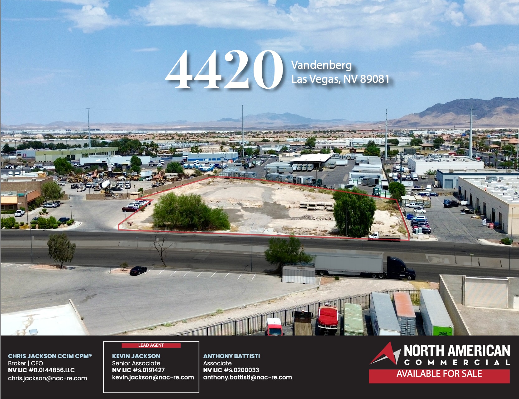 NE Vandenberg Dr & Craig Rd, North Las Vegas, NV for sale Building Photo- Image 1 of 7