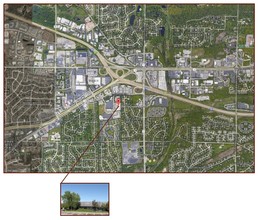 20875 Crossroads Cir, Waukesha, WI - aerial  map view