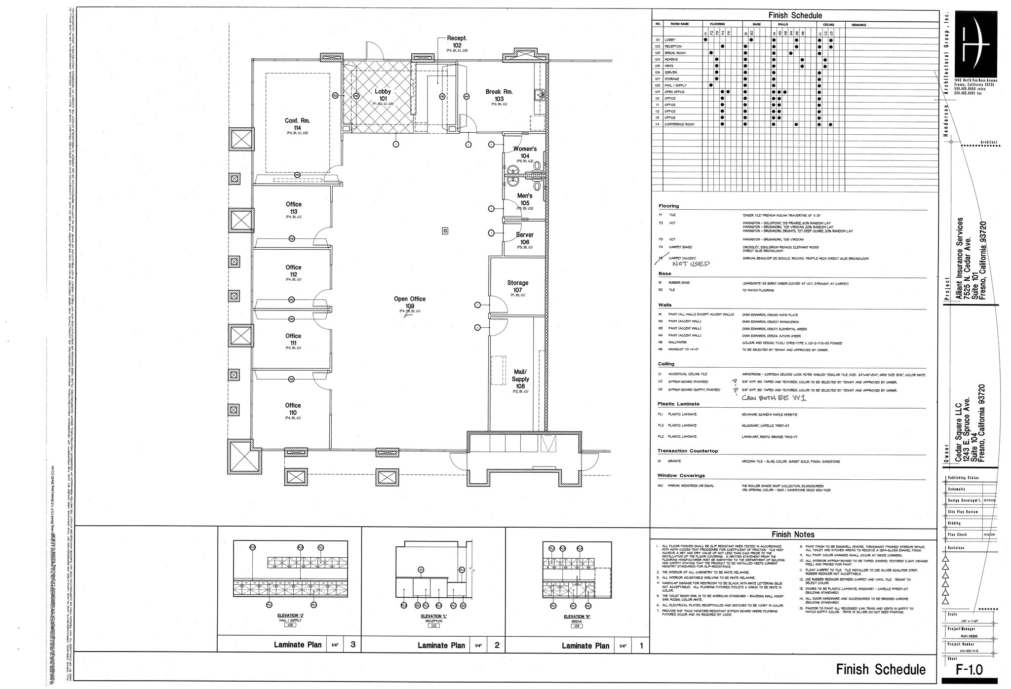 7525 N Cedar Ave, Fresno, CA for lease Site Plan- Image 1 of 1