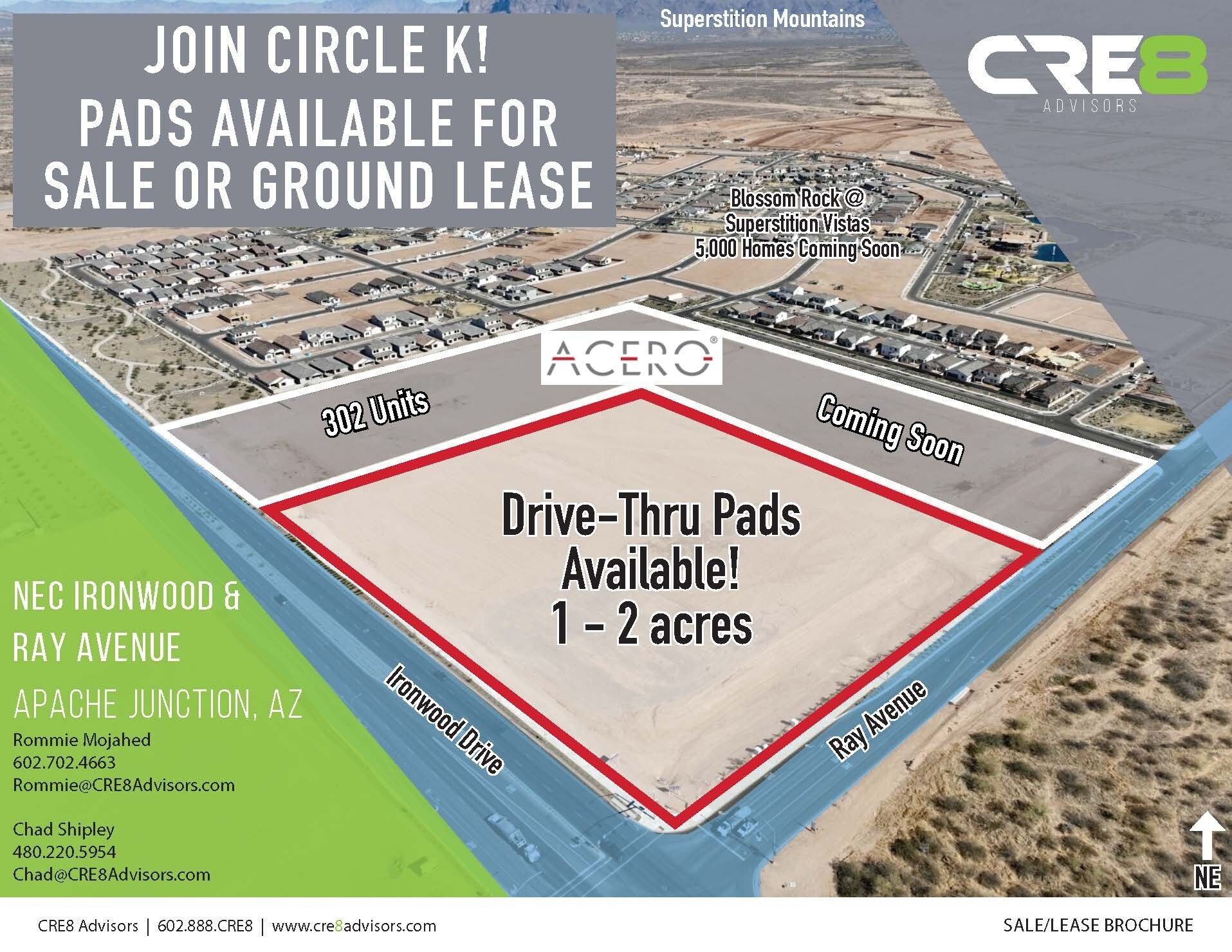NEC Ironwood & Ray Rd, Apache Junction, AZ for lease Building Photo- Image 1 of 7