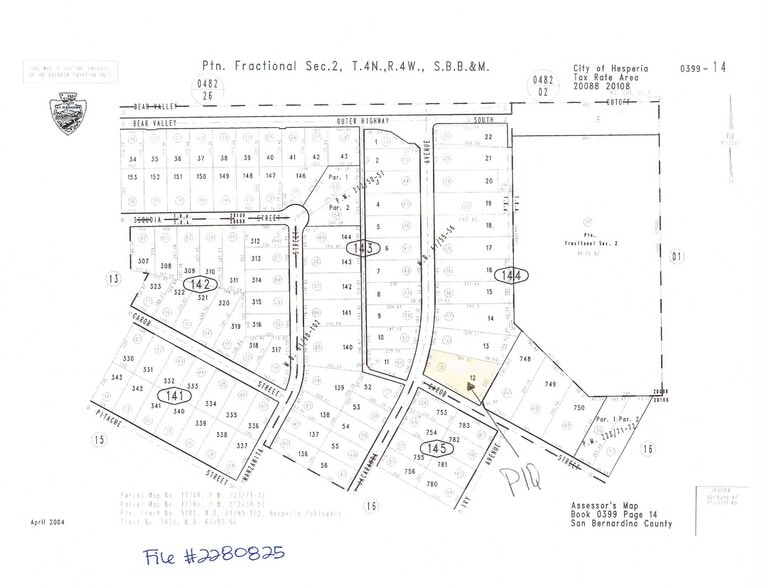 Jacaranda Ave, Hesperia, CA for sale - Building Photo - Image 2 of 2