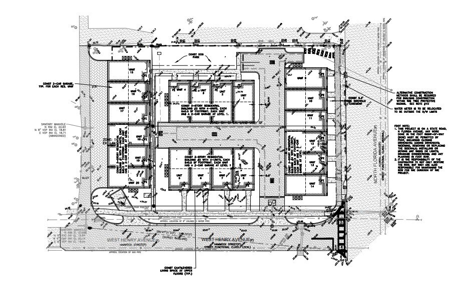101 W Henry Ave, Tampa, FL 33604 - "The Henry" Fully Entitled 20