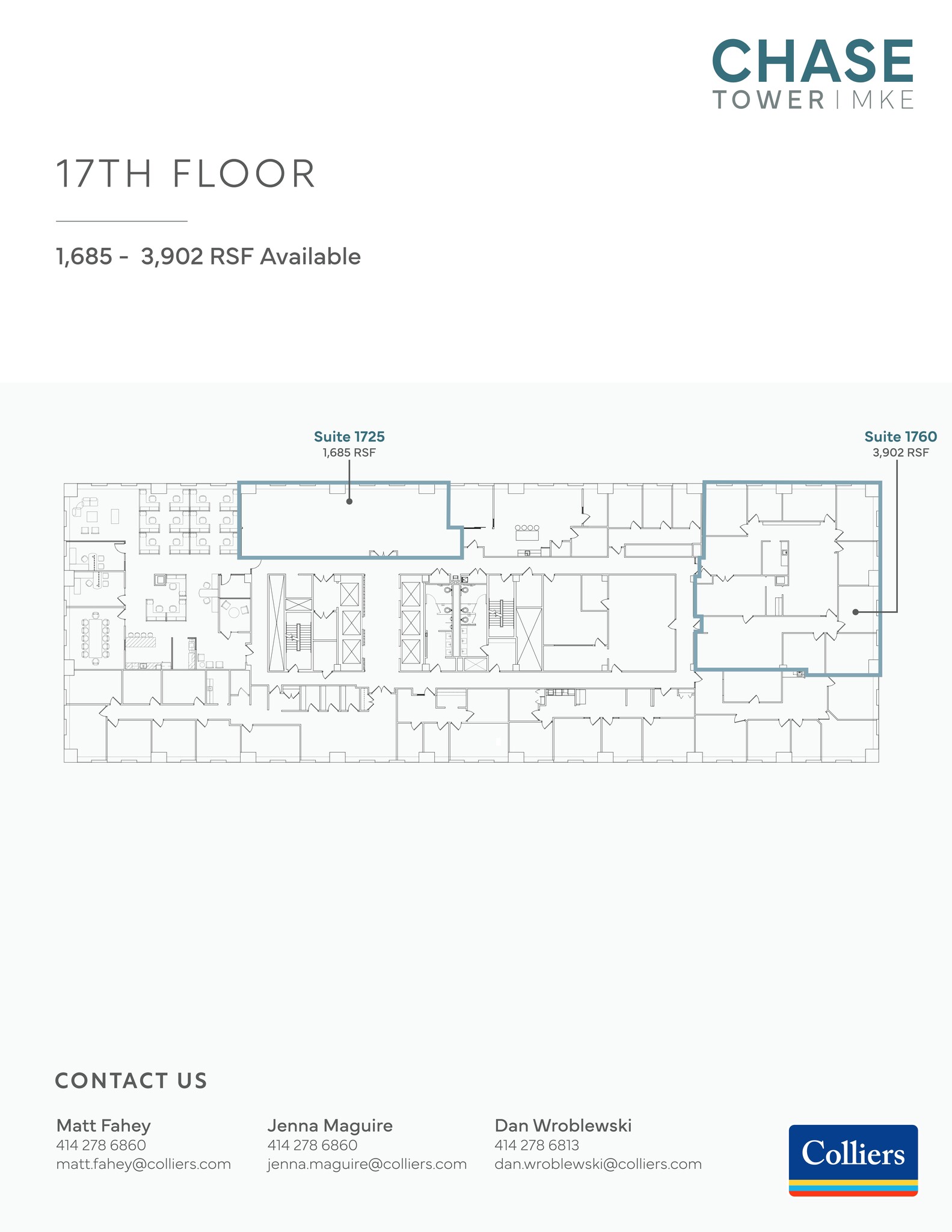 111 E Wisconsin Ave, Milwaukee, WI for lease Site Plan- Image 1 of 7