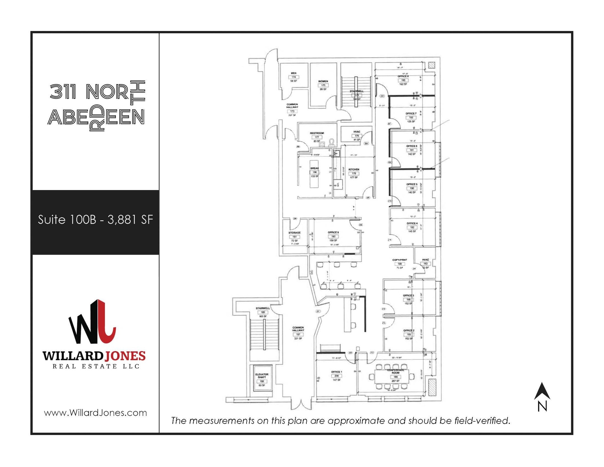 311 N Aberdeen St, Chicago, IL for lease Floor Plan- Image 1 of 1
