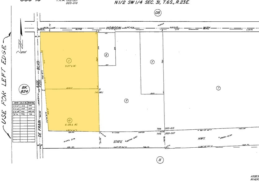 W Hobson Way, Blythe, CA for sale - Plat Map - Image 3 of 3