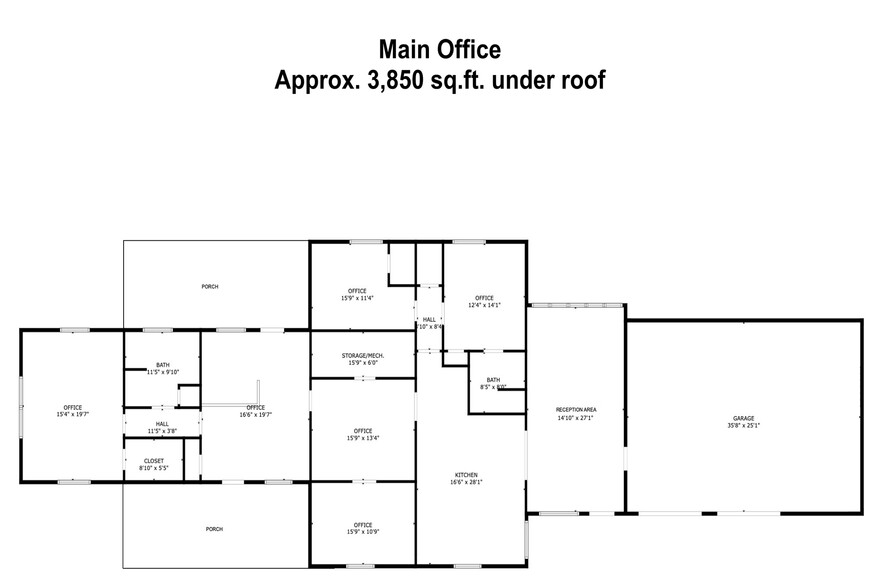 Industrial Space on 4+ Acres portfolio of 5 properties for sale on LoopNet.com - Floor Plan - Image 2 of 16