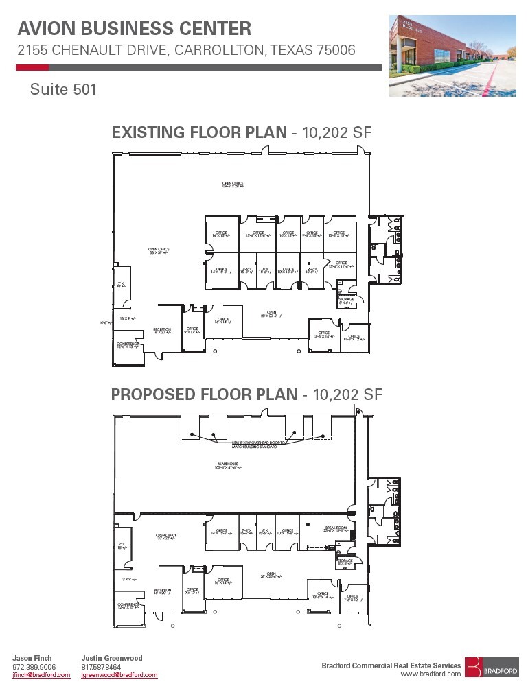 2155 Chenault Dr, Carrollton, TX for lease Floor Plan- Image 1 of 1