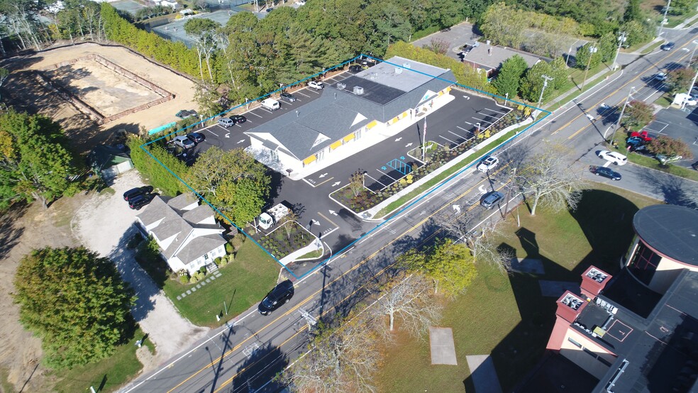 91 Old Riverhead Rd, Westhampton Beach, NY for lease - Aerial - Image 2 of 3