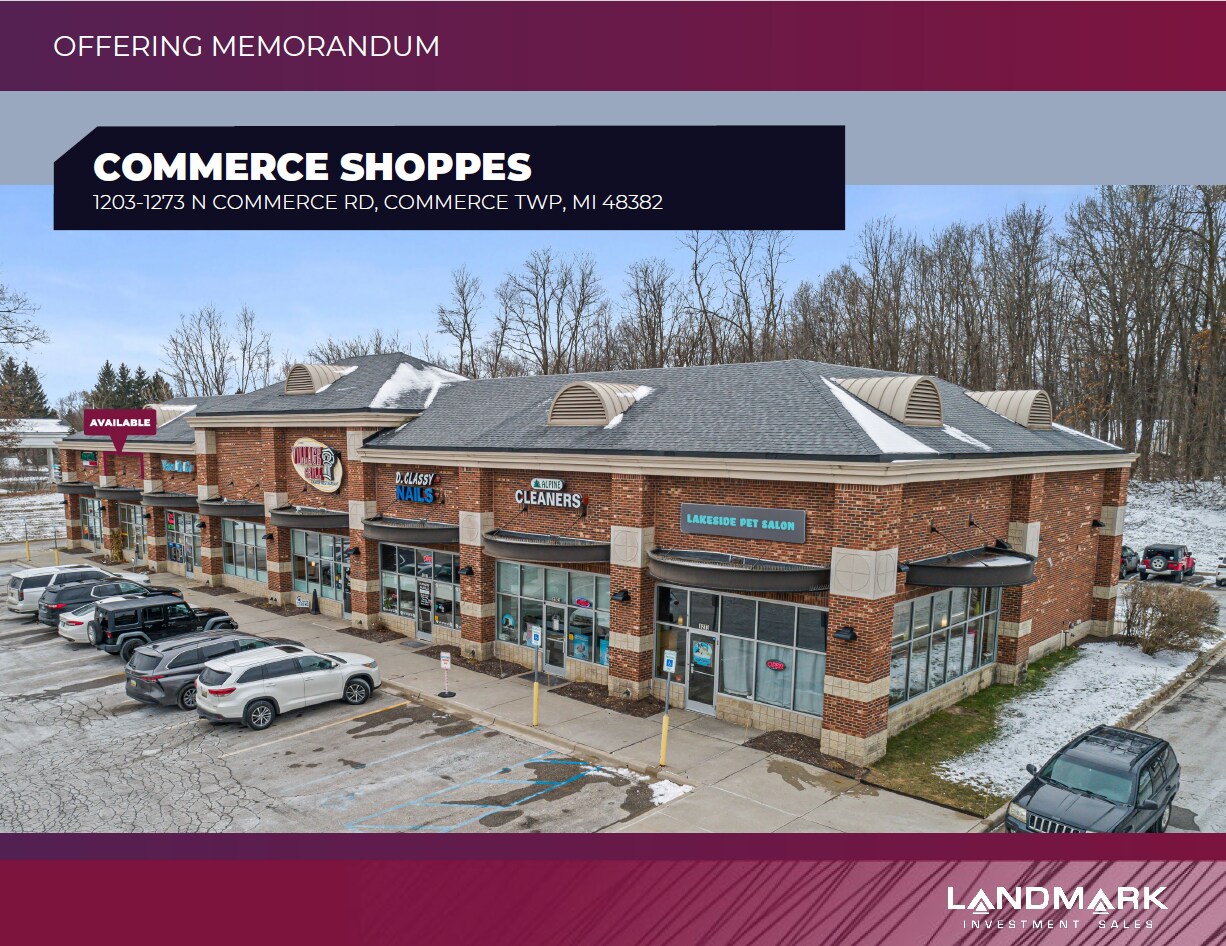 1203-1273 N Commerce Rd, Commerce Township, MI for sale Building Photo- Image 1 of 1