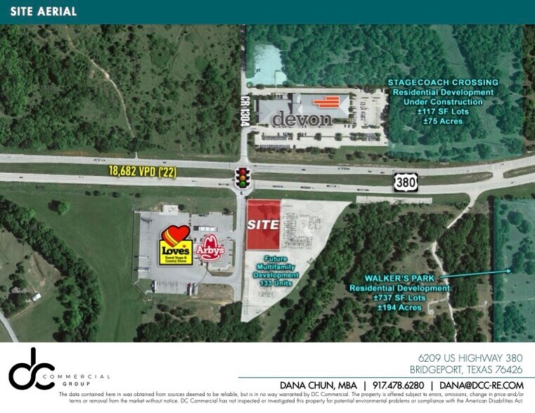 SEC of US-380 & CR-1034, Bridgeport, TX for sale - Building Photo - Image 2 of 9