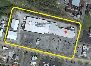 216 W Broadway, Newport, TN - aerial  map view