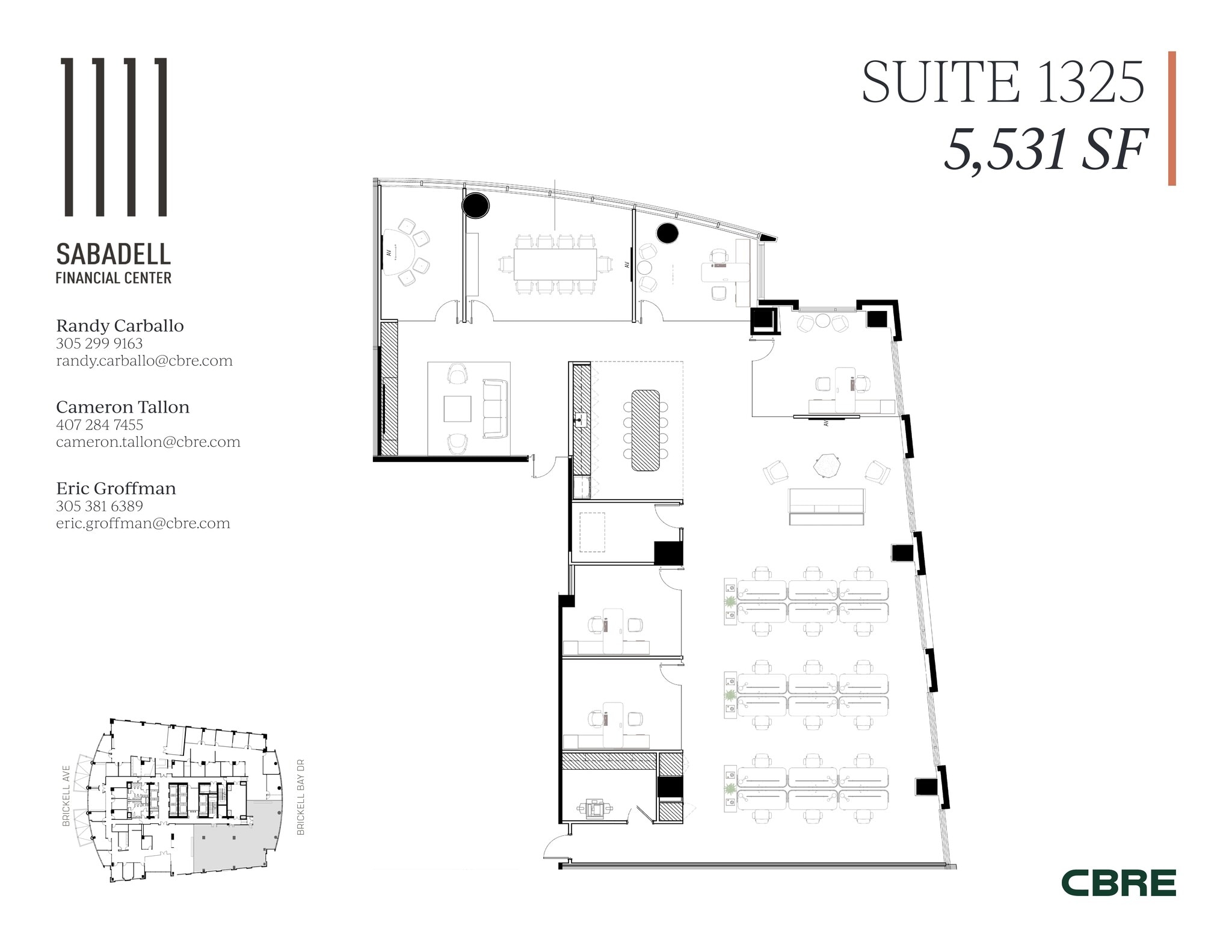 1111 Brickell Ave, Miami, FL for lease Site Plan- Image 1 of 1
