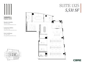 1111 Brickell Ave, Miami, FL for lease Site Plan- Image 1 of 1