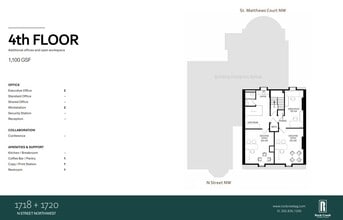1718-1720 N St NW, Washington, DC for sale Floor Plan- Image 1 of 1