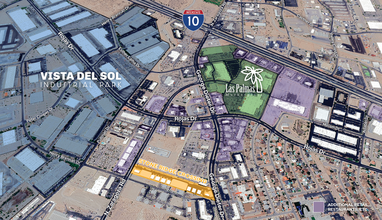 George Dieter Dr and N Zaragoza Rd, El Paso, TX - aerial  map view