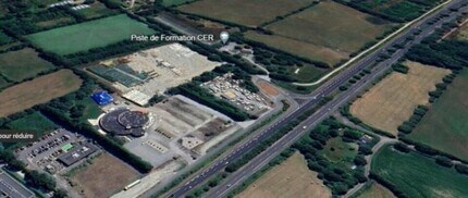 Nantes - Aerial map view