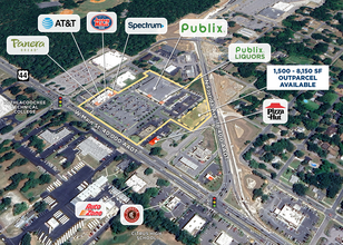 1012 W Main St, Inverness, FL - aerial  map view