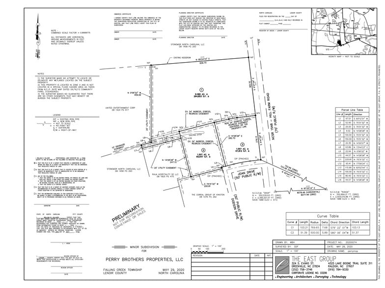 Dodson Dr, Kinston, NC for sale - Site Plan - Image 3 of 3
