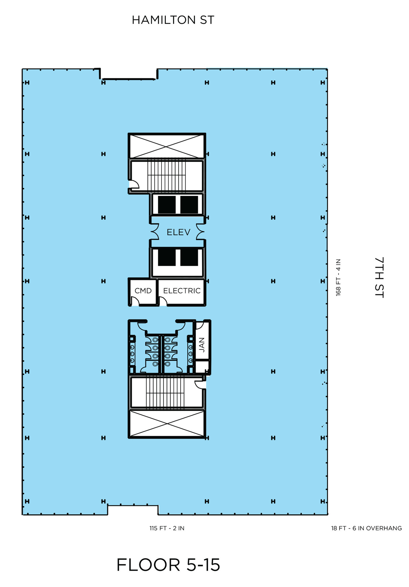 700 Hamilton St, Allentown, PA for lease Floor Plan- Image 1 of 1