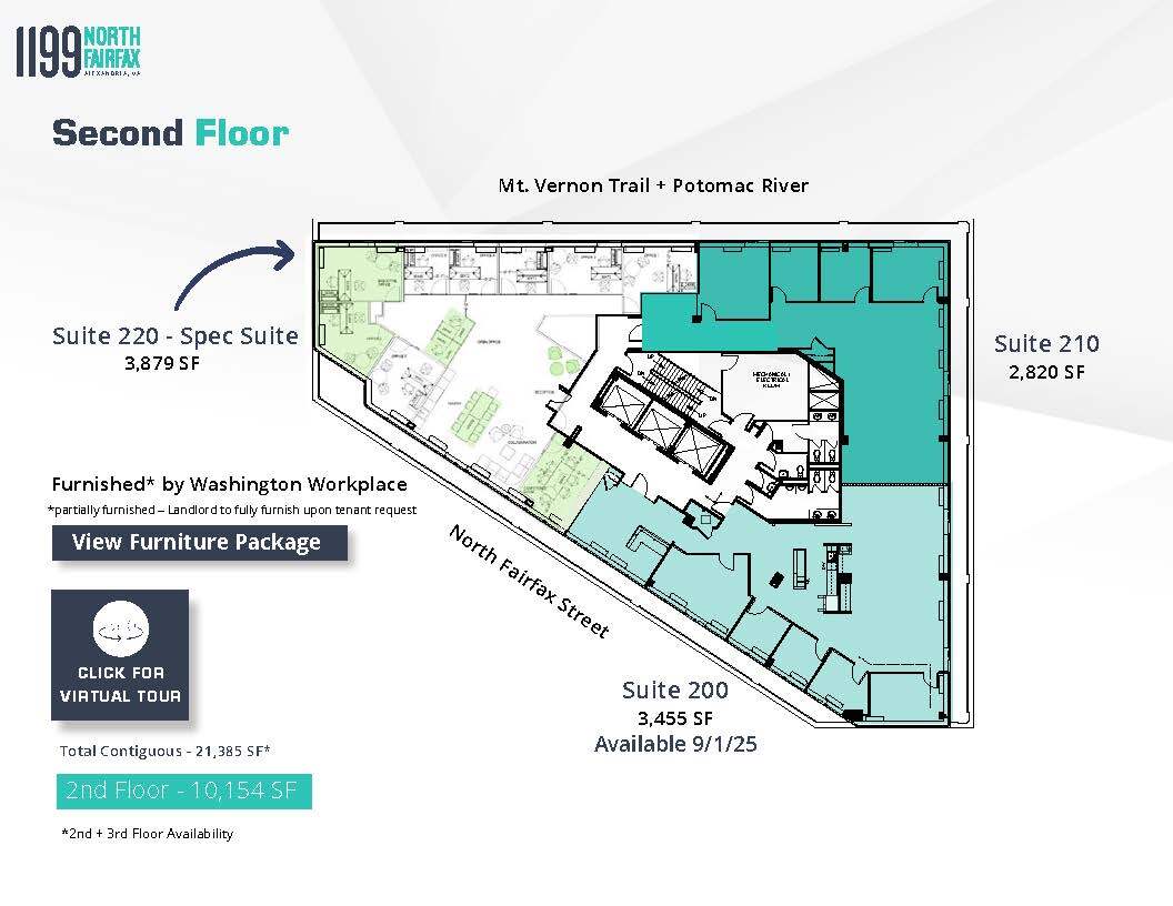 1199 N Fairfax St, Alexandria, VA for lease Floor Plan- Image 1 of 2