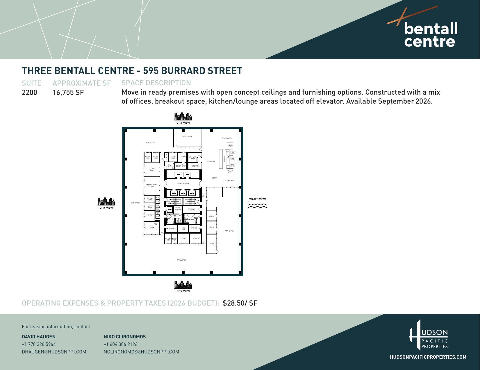 595 Burrard St, Vancouver, BC for lease Floor Plan- Image 1 of 1