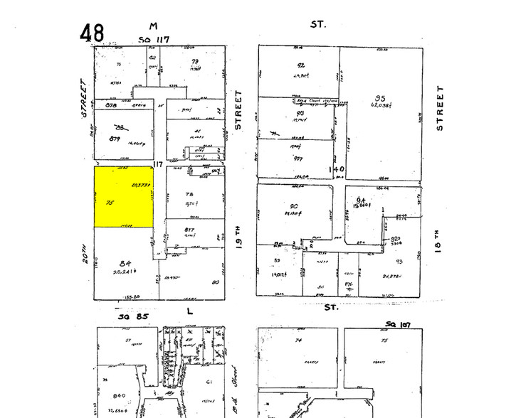 1129 20th St NW, Washington, DC for lease - Plat Map - Image 2 of 16