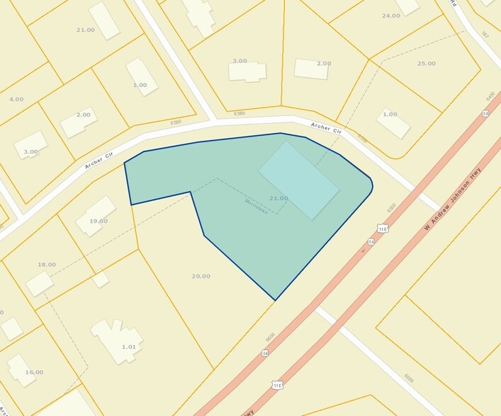 6605 W Andrew Johnson Hwy, Talbott, TN for sale - Plat Map - Image 1 of 1