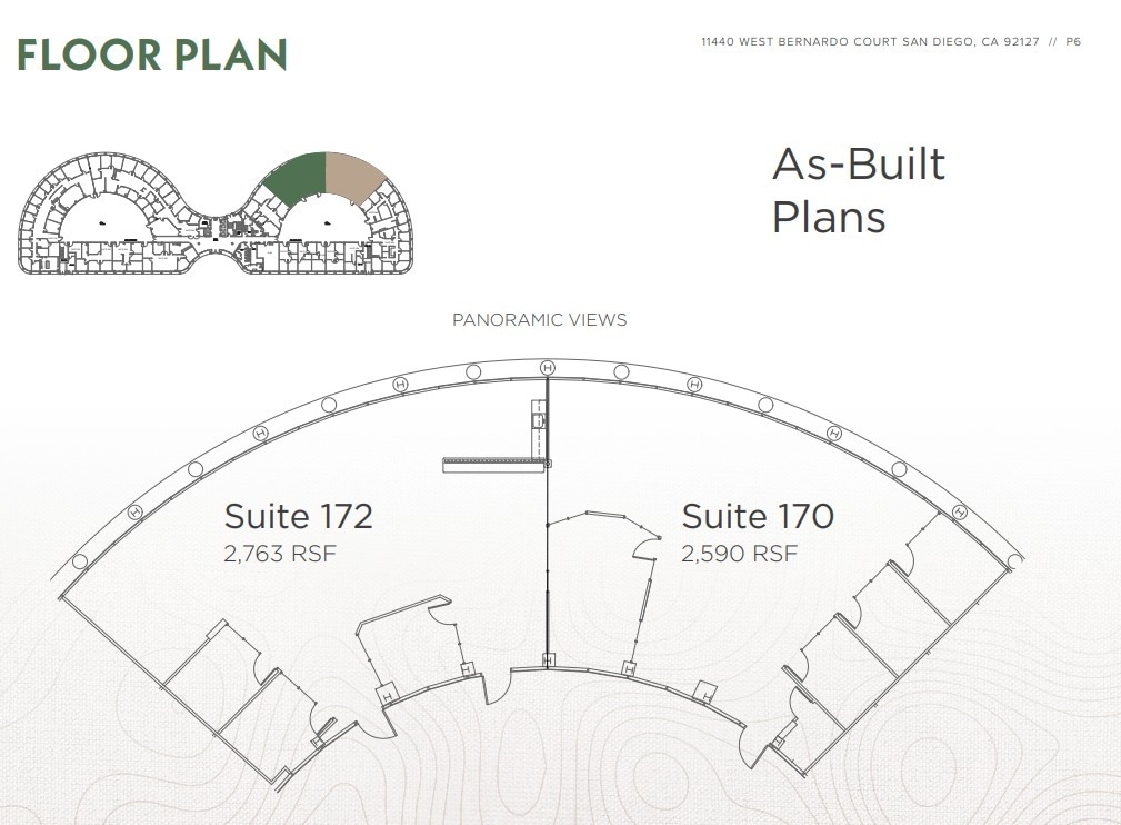 11440 W Bernardo Ct, San Diego, CA for lease Floor Plan- Image 1 of 2