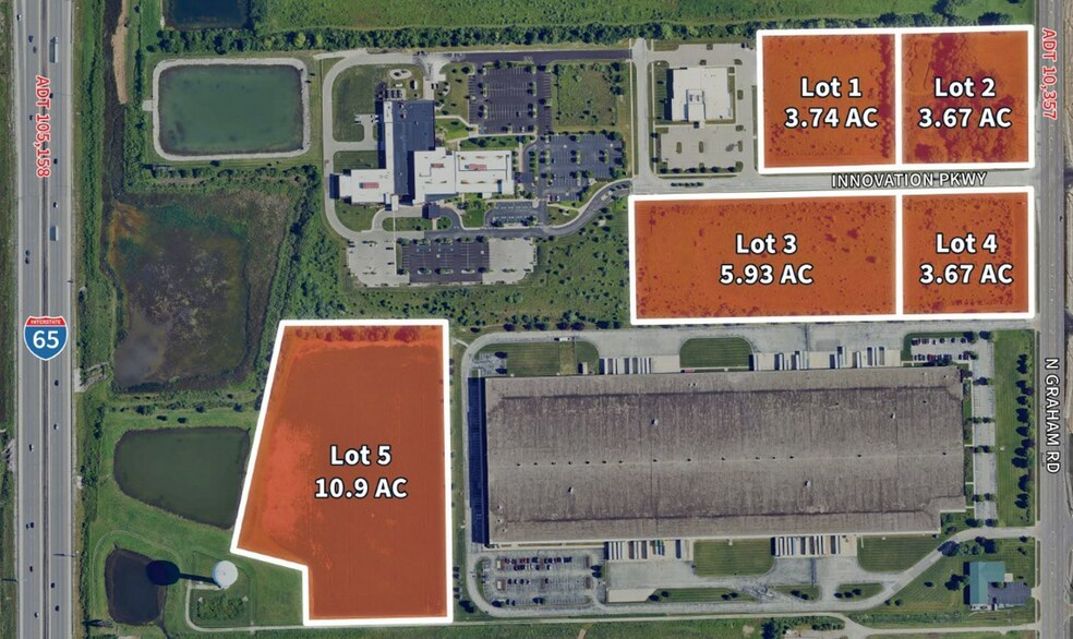 1000 N Graham Rd, Greenwood, IN for sale - Aerial - Image 1 of 1