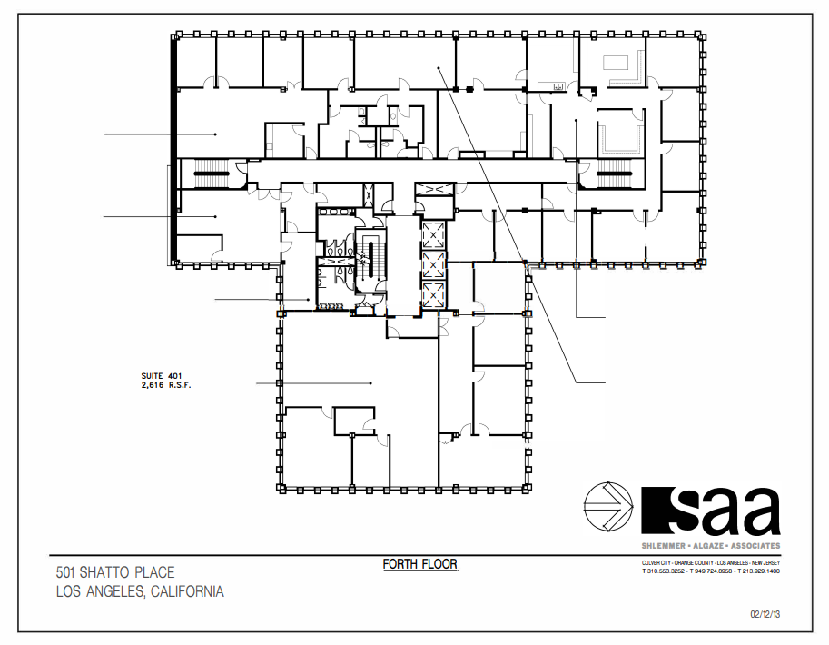 501 Shatto Pl, Los Angeles, CA for lease Floor Plan- Image 1 of 1