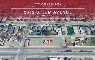 More details for 2305 S Elm Ave, Fresno, CA - Land for Sale