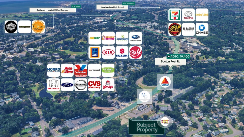 710 Boston Post Rd, Milford, CT for sale - Building Photo - Image 2 of 3
