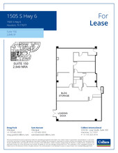 1505 S Hwy 6, Houston, TX for lease Floor Plan- Image 1 of 1