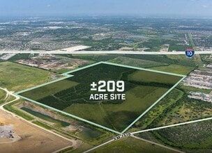 I-10 & FM 1516, San Antonio, TX - AERIAL  map view - Image1