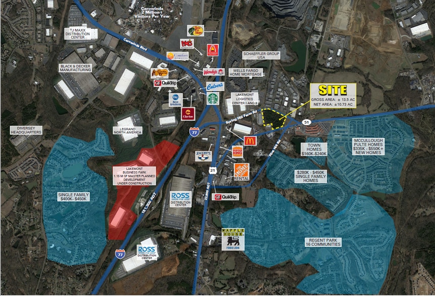 Spring Hill Farm Rd, Fort Mill, SC for sale - Primary Photo - Image 1 of 1