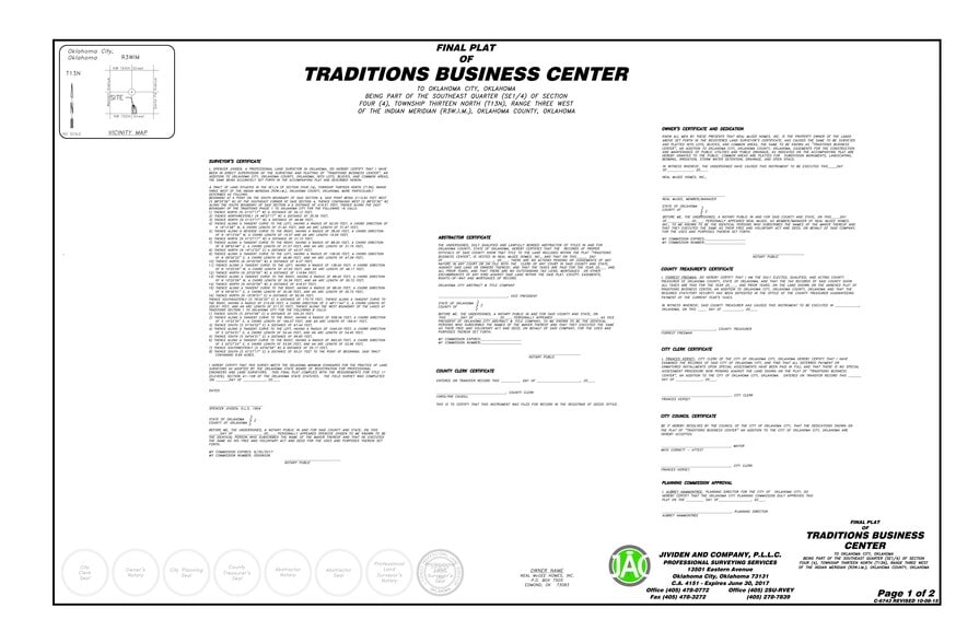 15200 Traditions Blvd, Edmond, OK for sale - Site Plan - Image 2 of 2