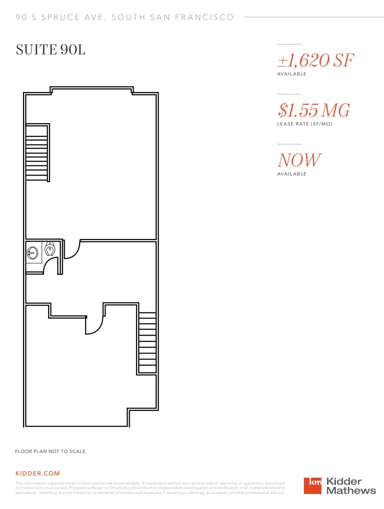90 Spruce Ave, South San Francisco, CA for lease Floor Plan- Image 1 of 1